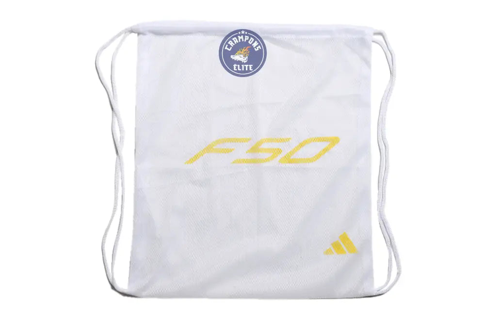 F50 Elite Laceless FG - Blanc/Jaune/Noir