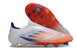 Image of F50 Elite Laceless FG - Blanc/Orange/Bleu