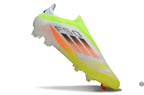 F50 Elite Laceless FG - Blanc/Orange/Vert/Jaune