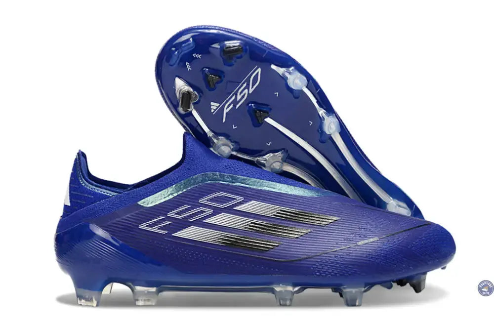 Image of F50 Elite Laceless FG - Bleu/Noir