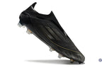 F50 Elite Laceless FG Dark Spark - Noir/Argenté/Doré