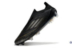 F50 Elite Laceless FG Dark Spark - Noir/Argenté/Doré