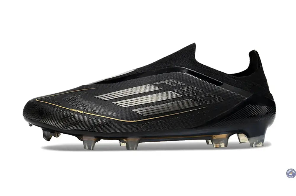 Image of F50 Elite Laceless FG Dark Spark - Noir/Argenté/Doré
