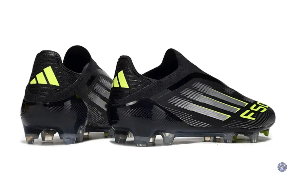 Image of F50 Elite Laceless FG - Noir/Vert/Gris