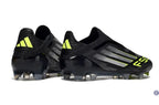 F50 Elite Laceless FG - Noir/Vert/Gris