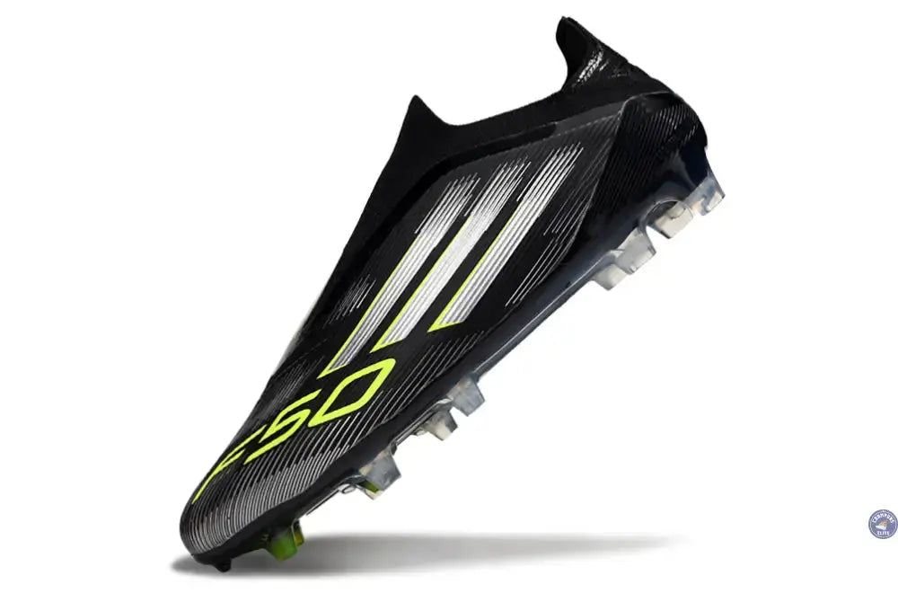 Image of F50 Elite Laceless FG - Noir/Vert/Gris