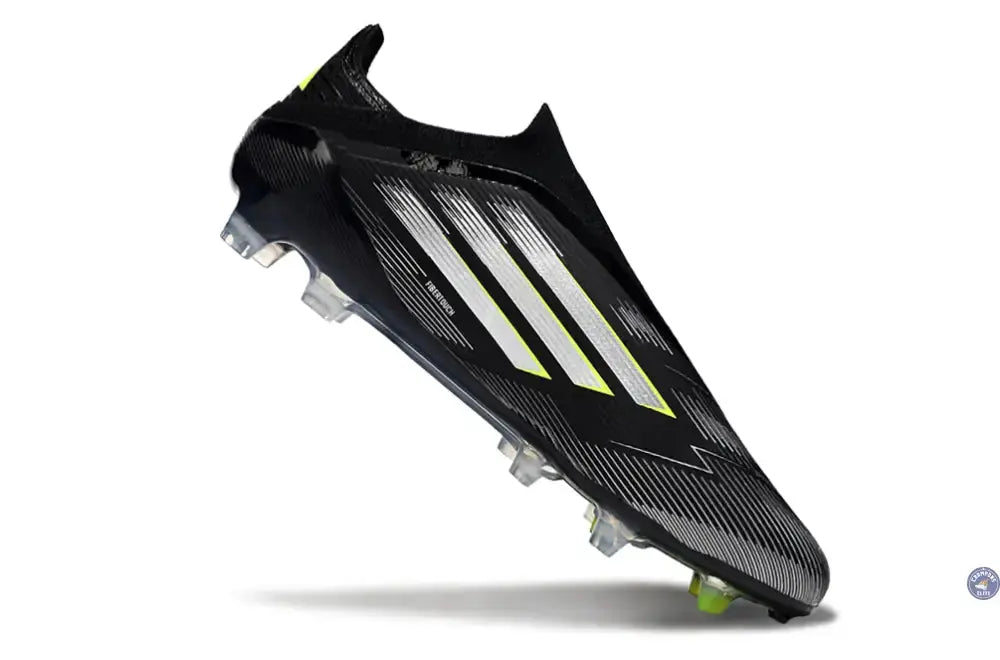 Image of F50 Elite Laceless FG - Noir/Vert/Gris