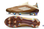 F50 Elite Laceless FG Messi X Bad Bunny Elite FG - Cardboard/Blanc/Turquoise ÉDITION LIMITÉE
