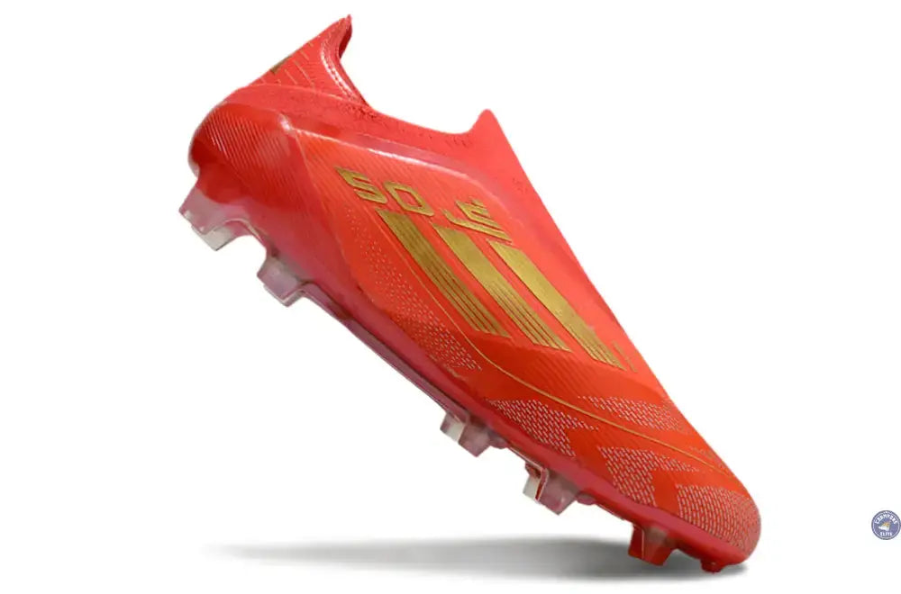 F50 Elite Laceless FG Mo Salah - Rouge/Or