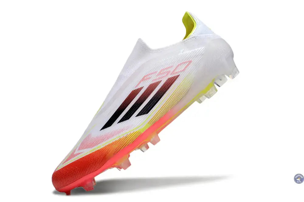 Image of F50 Elite Laceless FG Pure Victory - Blanc/Lucid Red/Jaune