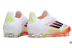 F50 Elite Laceless FG Pure Victory - Blanc/Lucid Red/Jaune