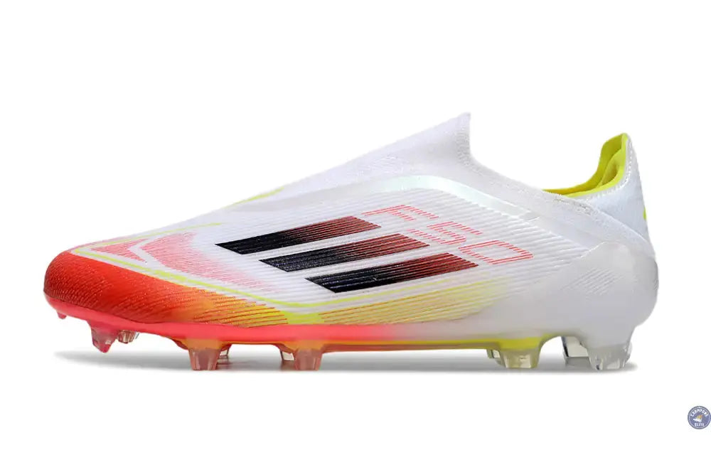 Image of F50 Elite Laceless FG Pure Victory - Blanc/Lucid Red/Jaune