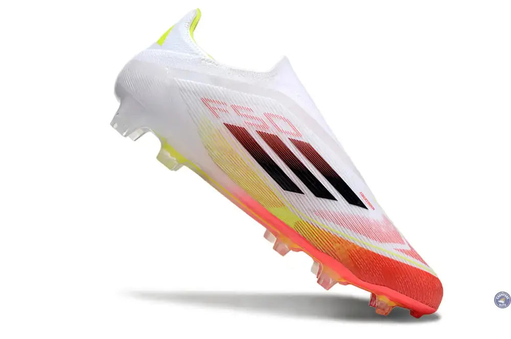 Image of F50 Elite Laceless FG Pure Victory - Blanc/Lucid Red/Jaune