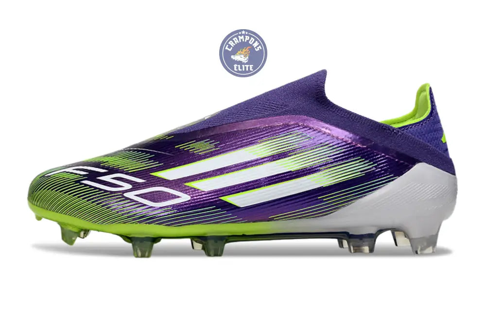 Image of F50 Elite Laceless FG - Violet/Vert/Blanc