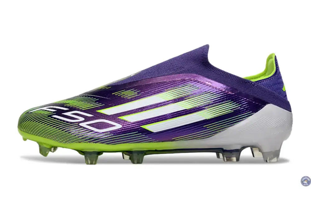 Image of F50 Elite Laceless FG - Violet/Vert/Blanc