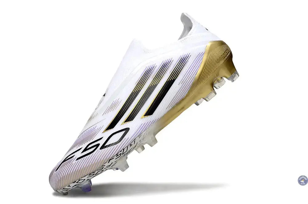 Image of F50 Elite Laceless FG Road to Glory - Blanc/Noir/Doré