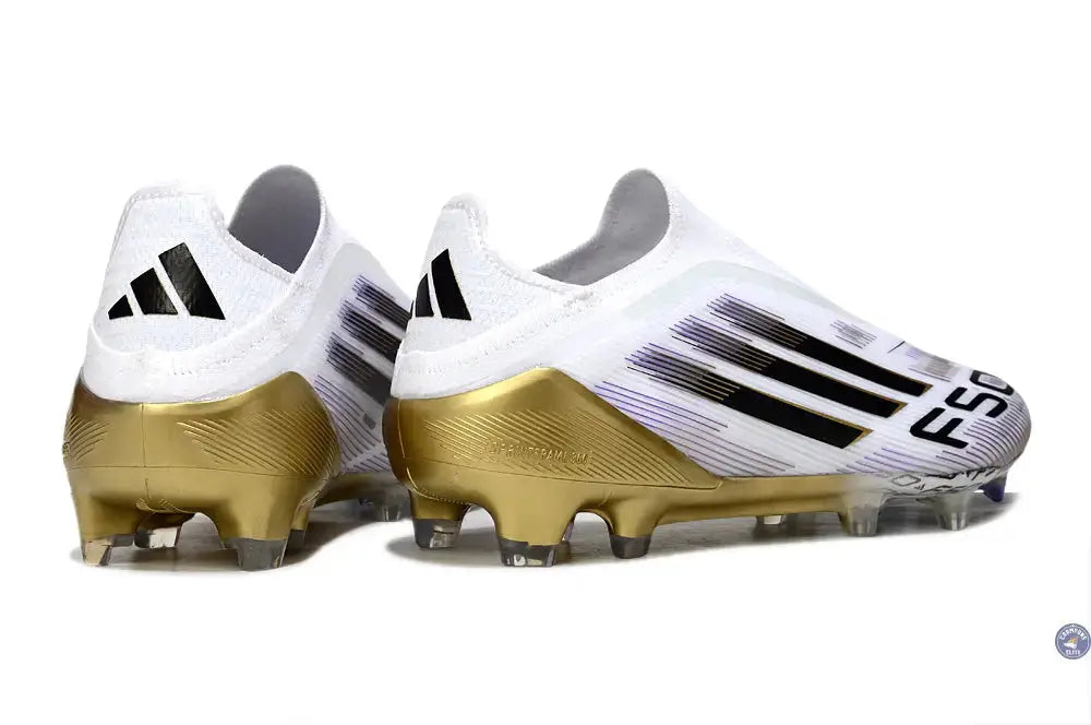 Image of F50 Elite Laceless FG Road to Glory - Blanc/Noir/Doré