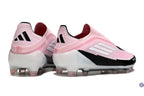 F50 Elite Laceless FG - Rose/Noir/Blanc