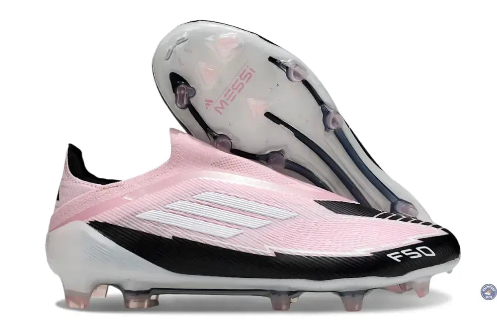 Image of F50 Elite Laceless FG - Rose/Noir/Blanc