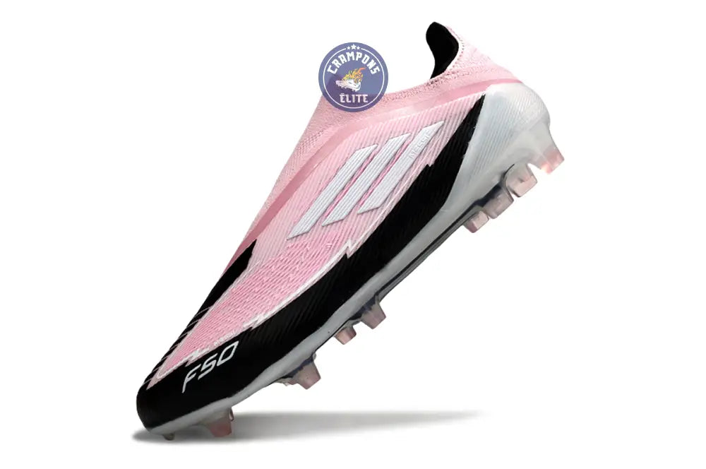 Image of F50 Elite Laceless FG - Rose/Noir/Blanc