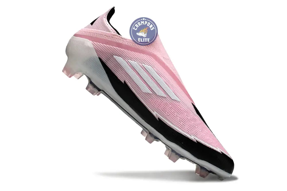 Image of F50 Elite Laceless FG - Rose/Noir/Blanc