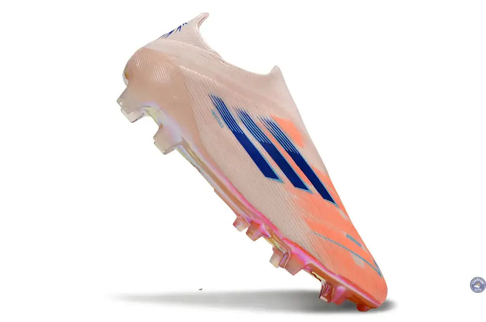 Image of F50 Elite Laceless FG - Beige/Orange/Bleu