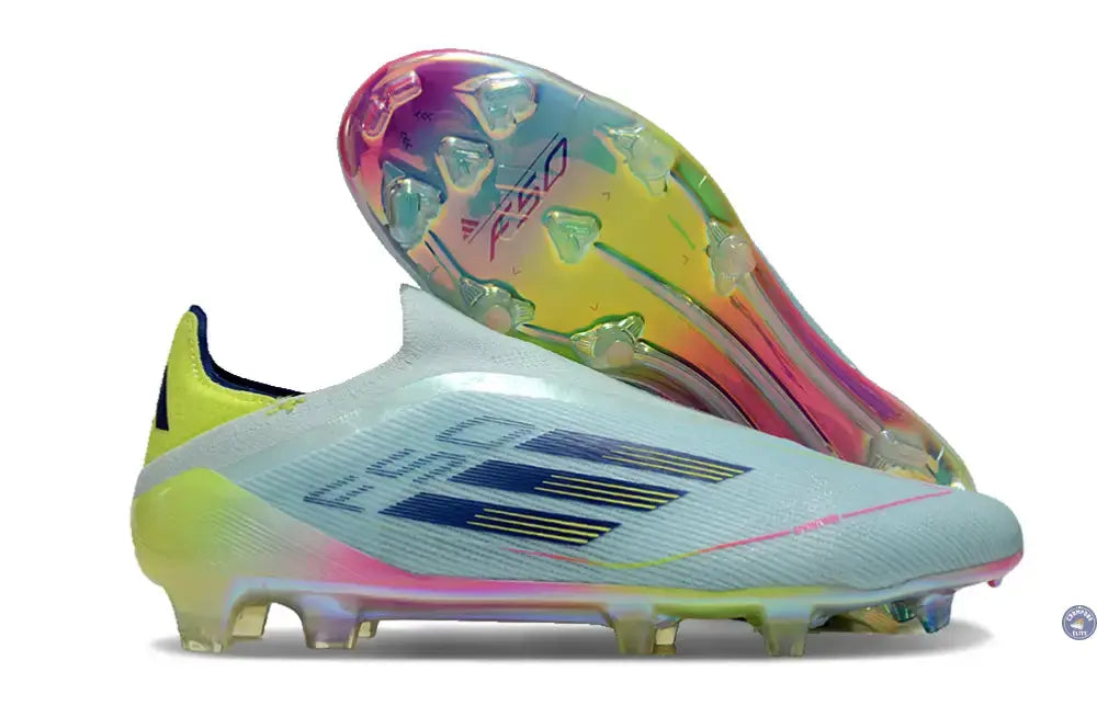 Image of F50 Elite Laceless FG Stellar Icon - Almost Blue/Bleu/Jaune