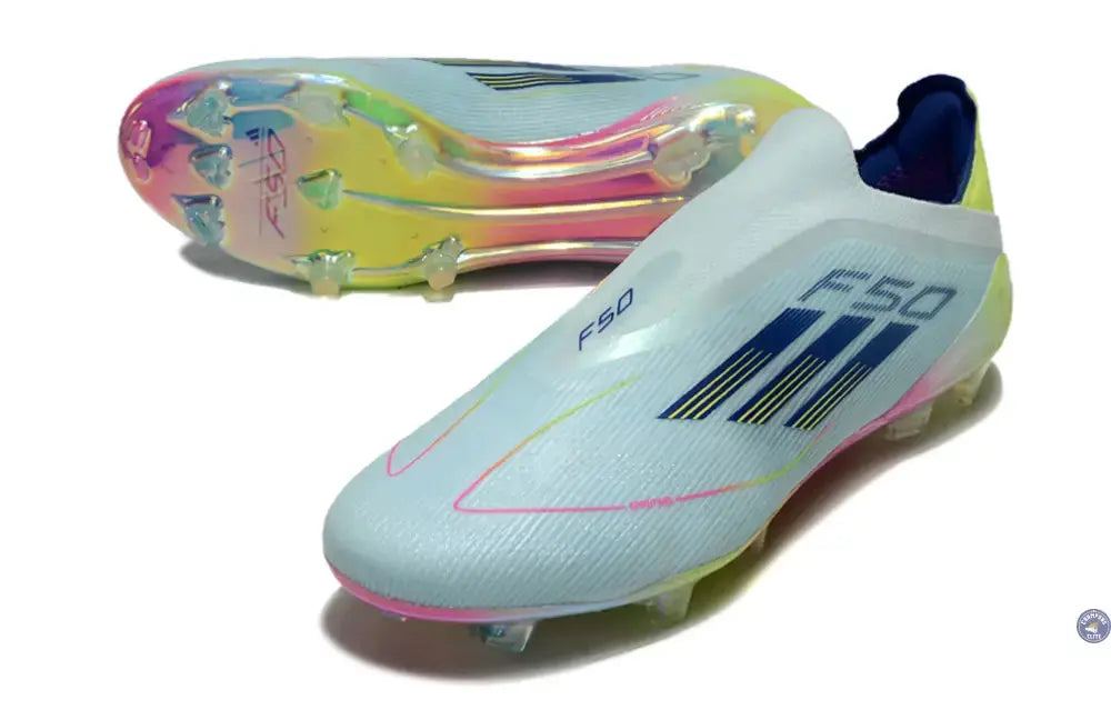 Image of F50 Elite Laceless FG Stellar Icon - Almost Blue/Bleu/Jaune