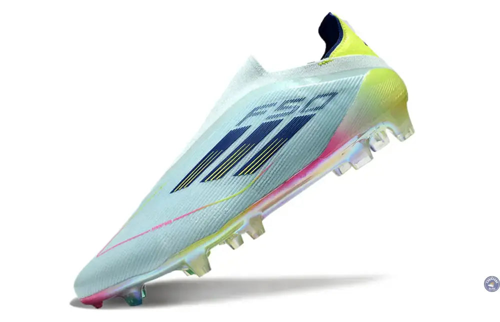 Image of F50 Elite Laceless FG Stellar Icon - Almost Blue/Bleu/Jaune