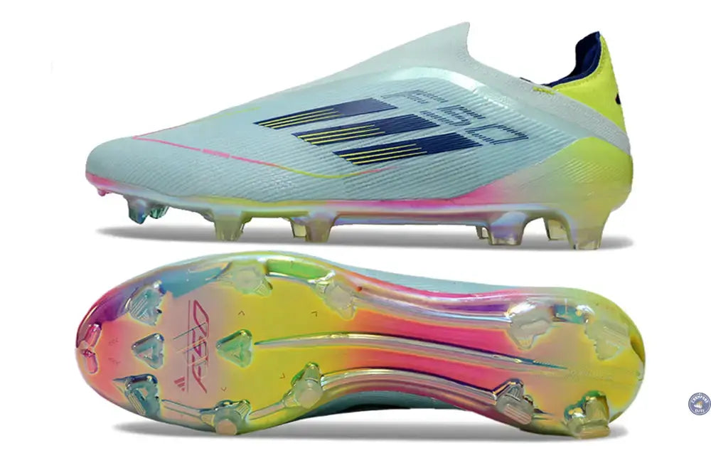 Image of F50 Elite Laceless FG Stellar Icon - Almost Blue/Bleu/Jaune