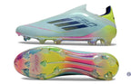 F50 Elite Laceless FG Stellar Icon - Almost Blue/Bleu/Jaune