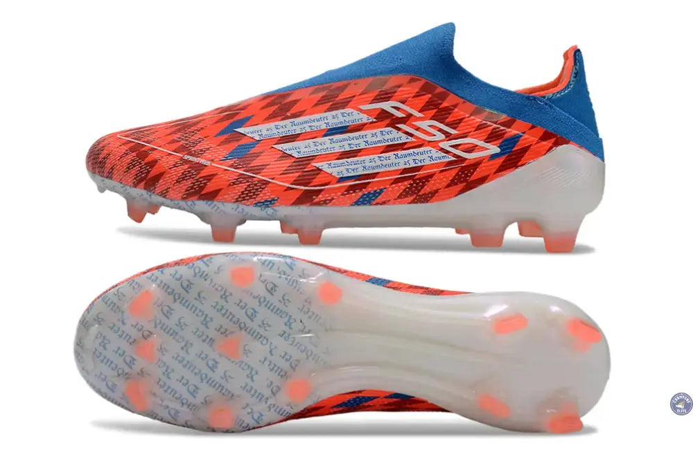 Image of F50 Elite Laceless FG Thomas Müller Raumdeuter - Rouge/Blanc/Bleu ÉDITION LIMITÉE
