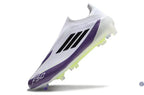 F50 Elite Laceless FG Triunfo Estelar - Blanc/Noir/Violet