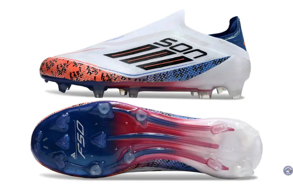 Image of F50 Elite Laceless FG x Heung Min Son - Blanc/Bleu/Rouge