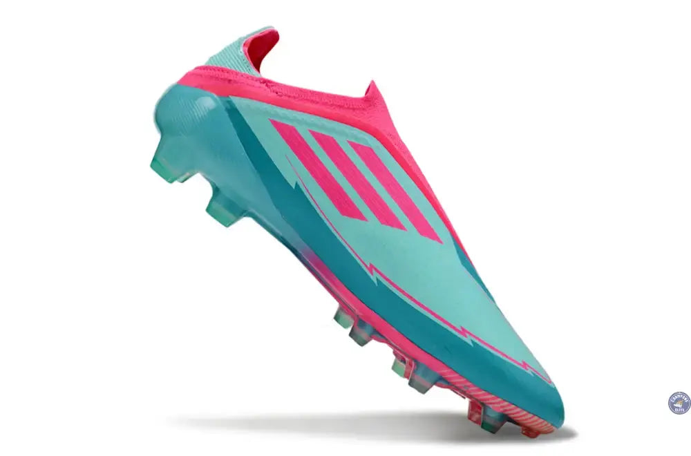 Image of F50 Elite Laceless La Vida Tropical FG - Bleu/Bleu Turquoise/Rose Ma boutique