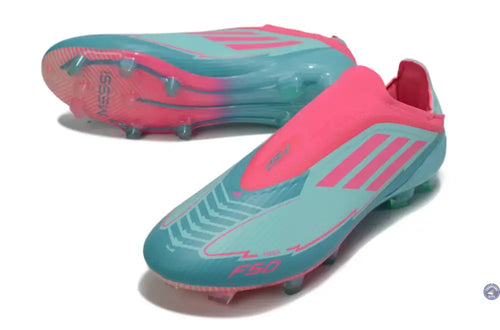 F50 Elite Laceless La Vida Tropical FG - Bleu/Bleu Turquoise/Rose Ma boutique