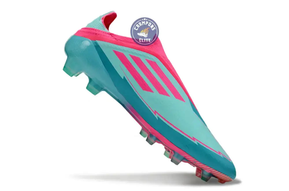 Image of F50 Elite Laceless La Vida Tropical FG - Bleu/Bleu Turquoise/Rose Ma boutique