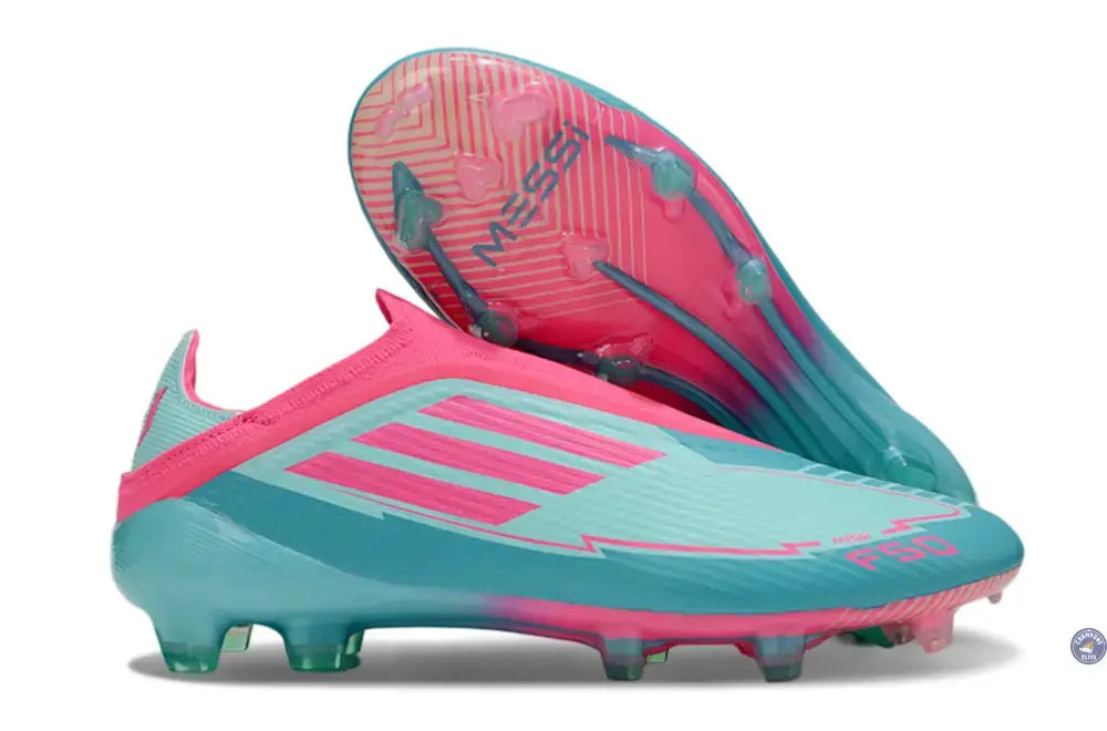 Image of F50 Elite Laceless La Vida Tropical FG - Bleu/Bleu Turquoise/Rose Ma boutique