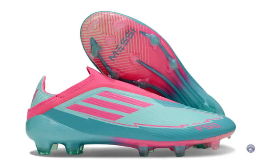 F50 Elite Laceless La Vida Tropical FG - Bleu/Bleu Turquoise/Rose Ma boutique