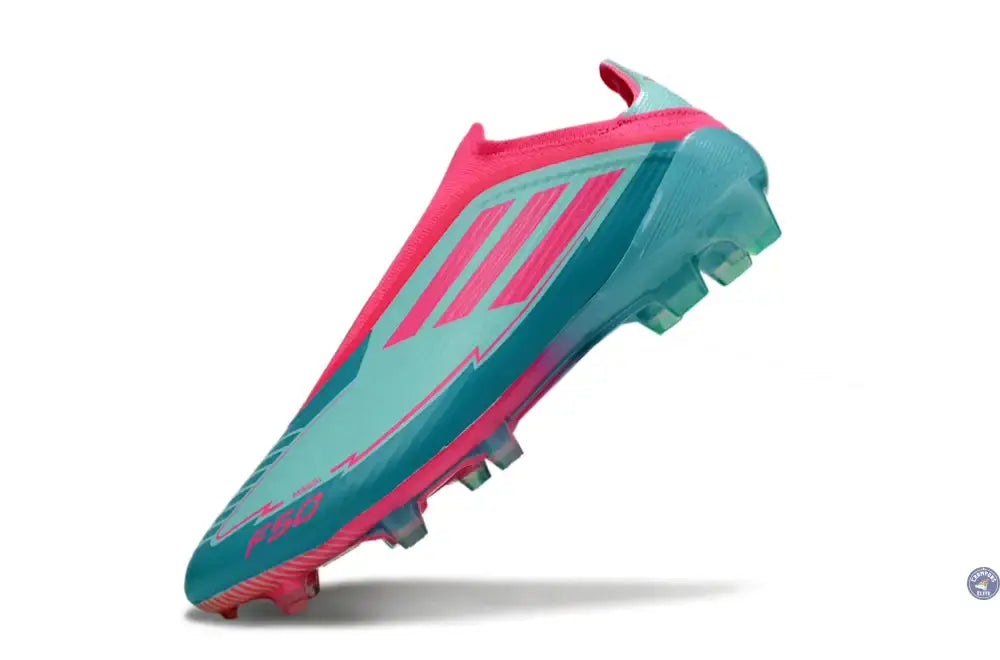 Image of F50 Elite Laceless La Vida Tropical FG - Bleu/Bleu Turquoise/Rose Ma boutique
