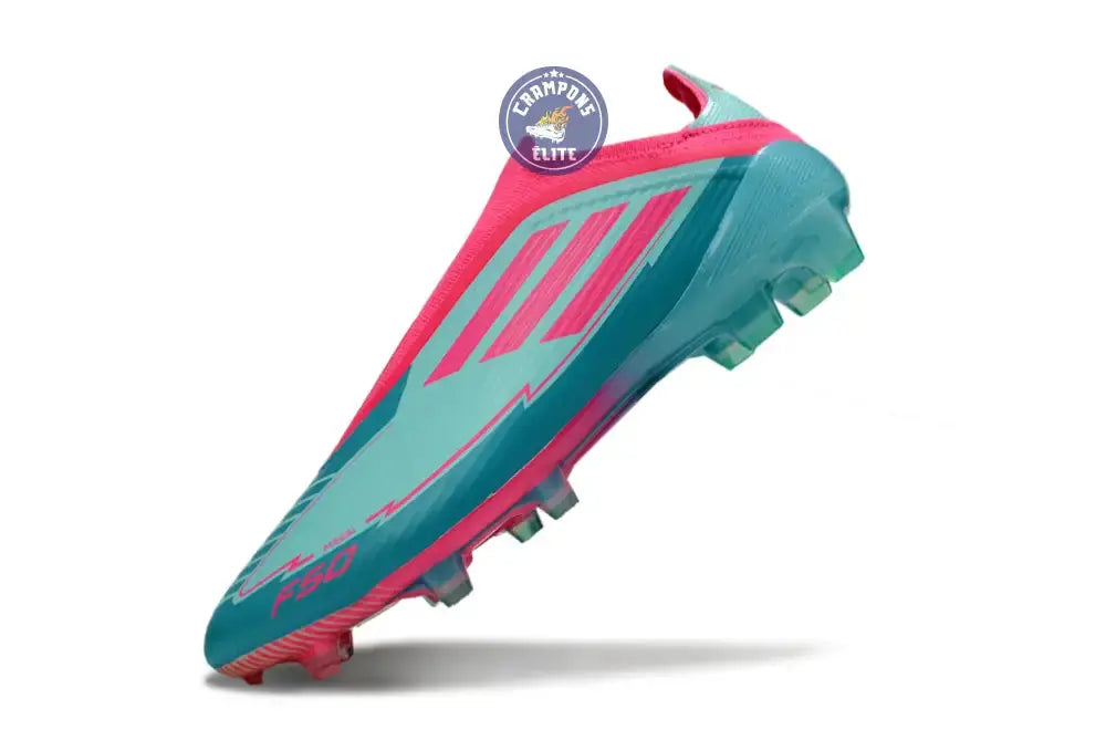 Image of F50 Elite Laceless La Vida Tropical FG - Bleu/Bleu Turquoise/Rose Ma boutique