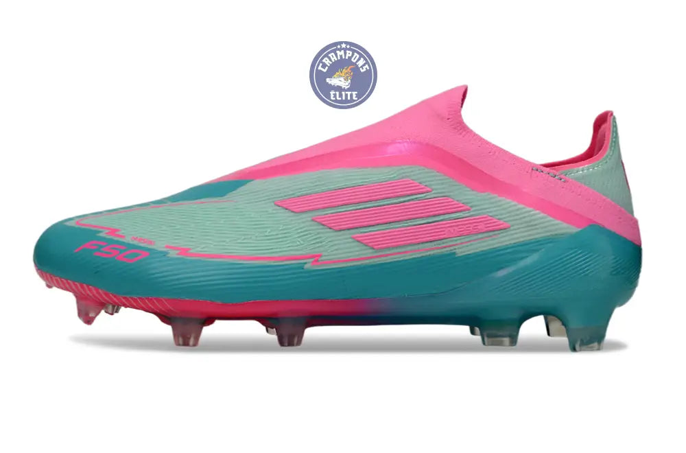 Image of F50 Elite Laceless La Vida Tropical FG - Bleu/Bleu Turquoise/Rose