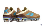 F50 Elite Laceless Messi X Bad Bunny SG - Cardboard/Blanc/Turquoise ÉDITION LIMITÉE