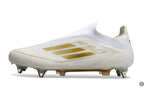 F50 Elite Laceless SG - Blanc/Doré