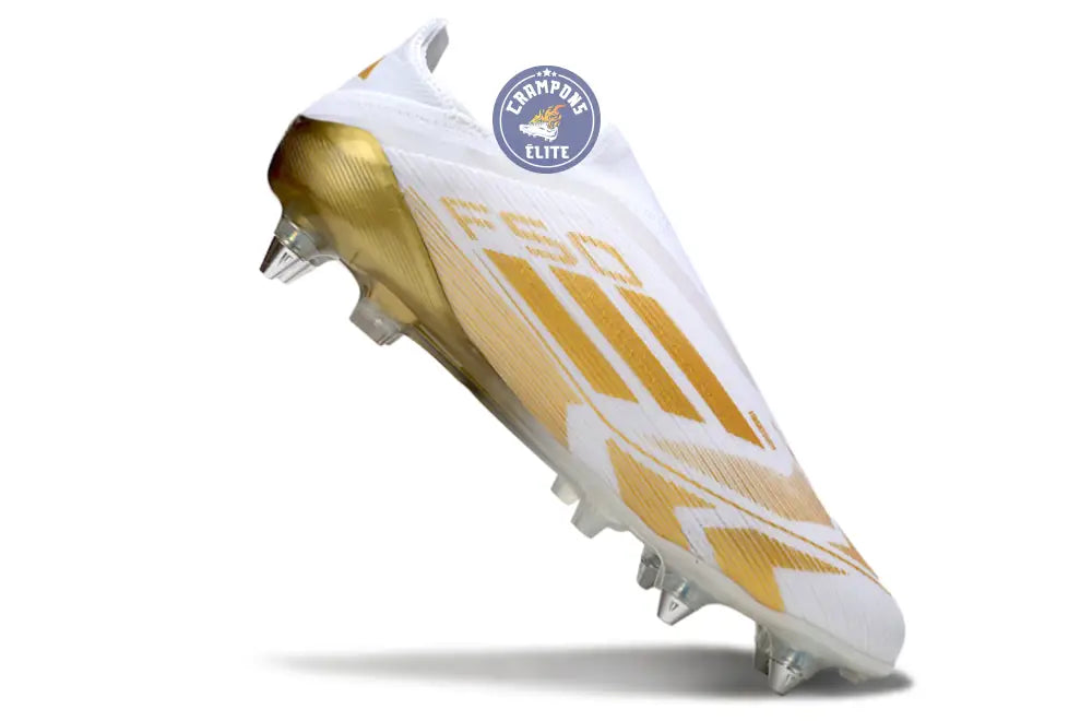 Image of F50 Elite Laceless SG - Blanc/Doré