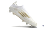 F50 Elite Laceless SG - Blanc/Doré