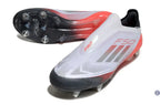 F50 Elite Laceless SG - Blanc/Rouge/Noir