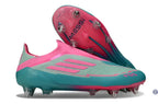 F50 Elite Laceless SG - Bleu Turquoise/Bleu/Rose