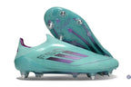 F50 Elite Laceless SG - Bleu Turquoise/Violet