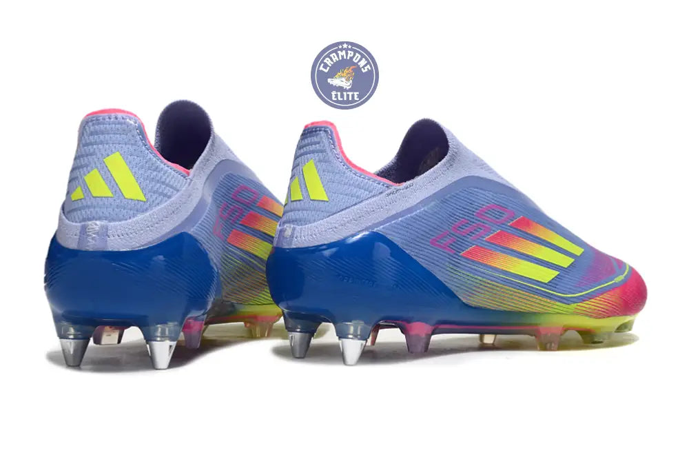Image of F50 Elite Laceless SG Celestial Victory - Blue Fusion/Vert/Rose